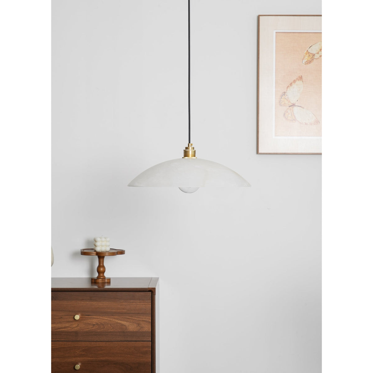 Penrelwyn Alabaster Pendant Light-Moonnatur