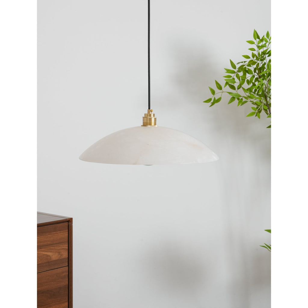 Penrelwyn Alabaster Pendant Light-Moonnatur