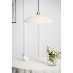 Penrelwyn Alabaster Pendant Light-Moonnatur