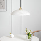 Penrelwyn Alabaster Pendant Light-Moonnatur