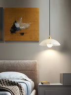 Penrelwyn Alabaster Pendant Light-Moonnatur