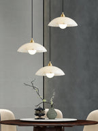 Penrelwyn Alabaster Pendant Light-Moonnatur