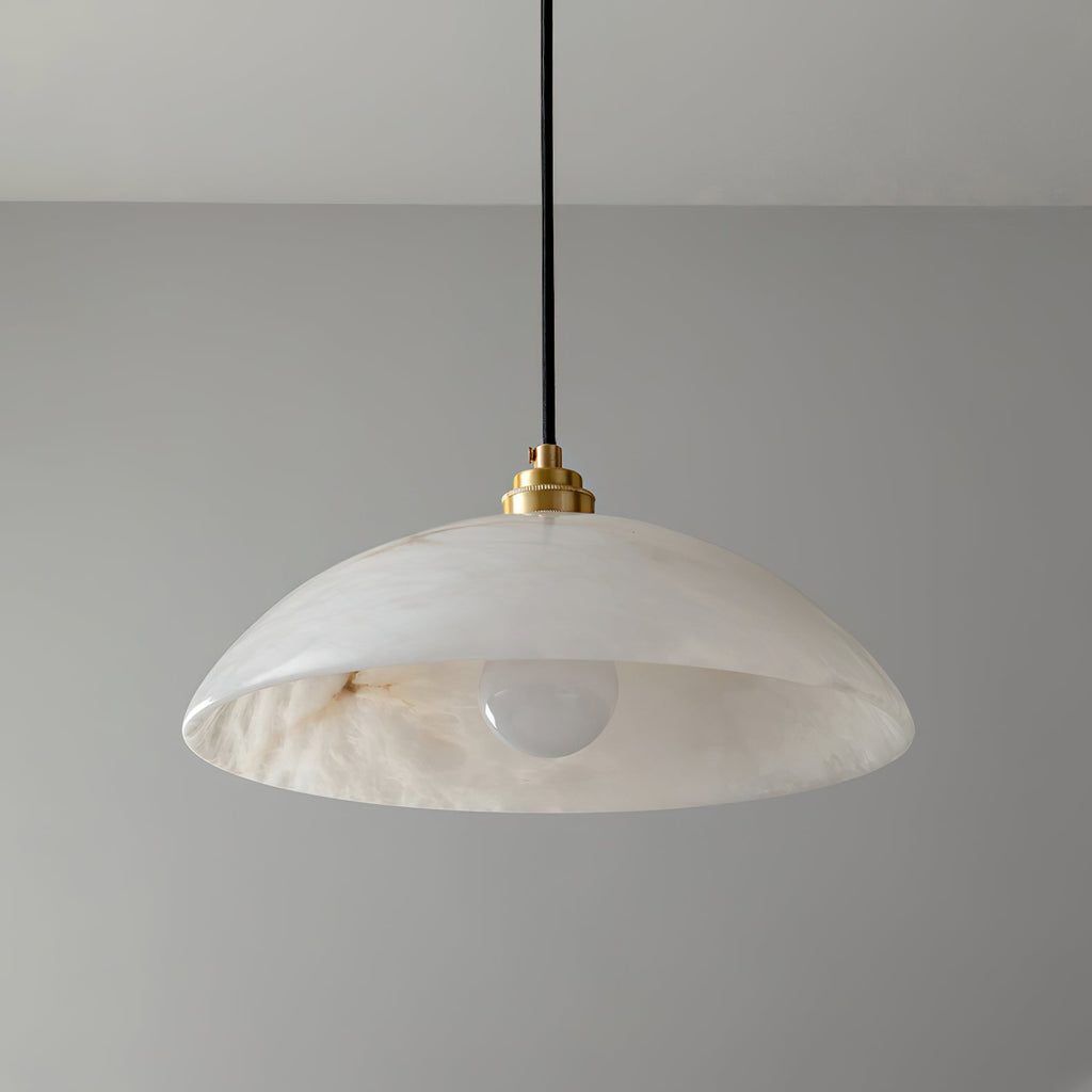 Penrelwyn Alabaster Pendant Light-Moonnatur
