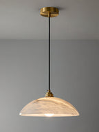 Penrelwyn Alabaster Pendant Light-Moonnatur