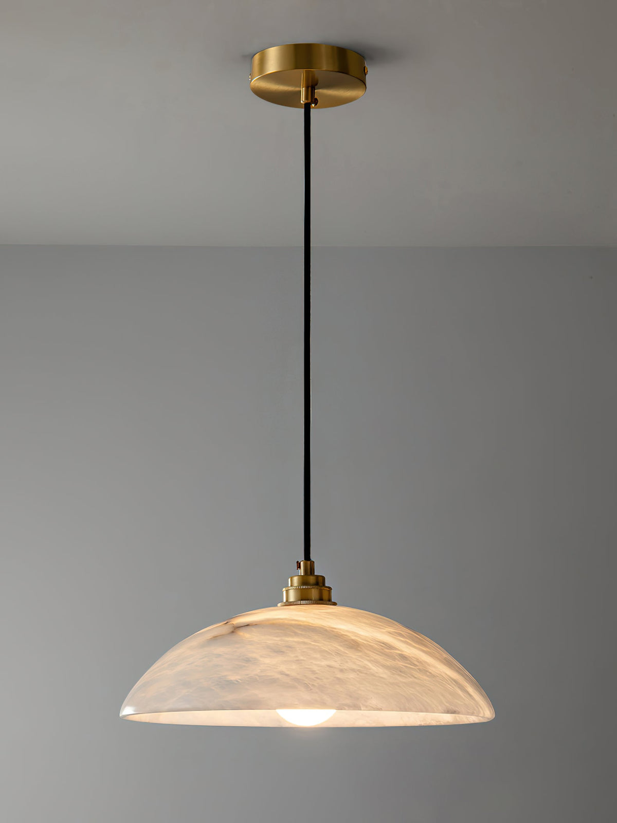 Penrelwyn Alabaster Pendant Light-Moonnatur