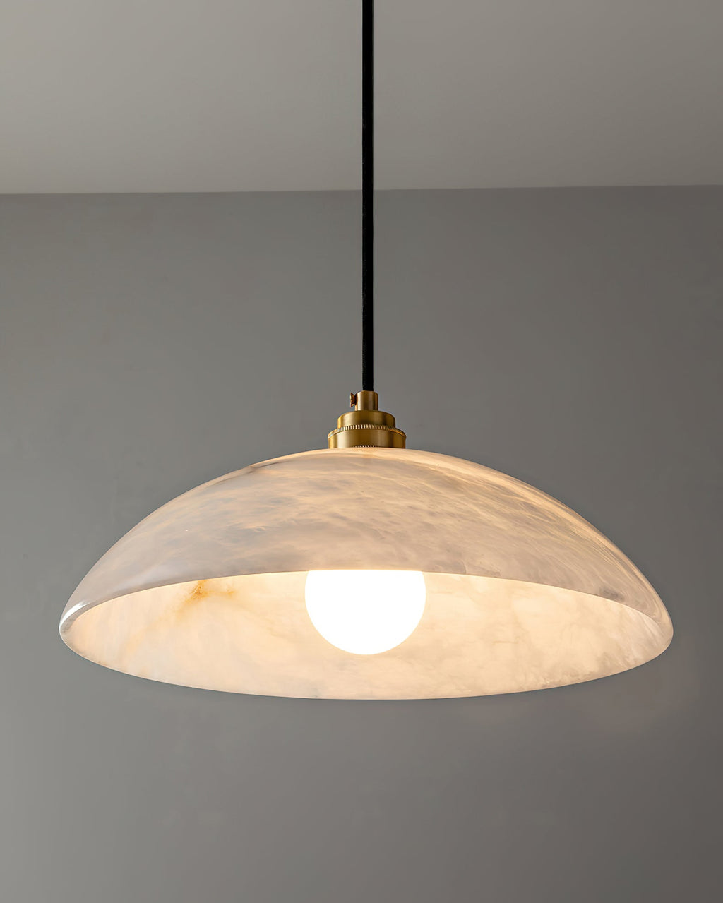 Penrelwyn Alabaster Pendant Light-Moonnatur