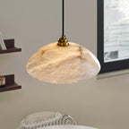 Penrelwyn Alabaster Pendant Light-Moonnatur