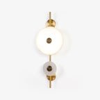 Oreniel Alabaster Wall Light-Moonnatur