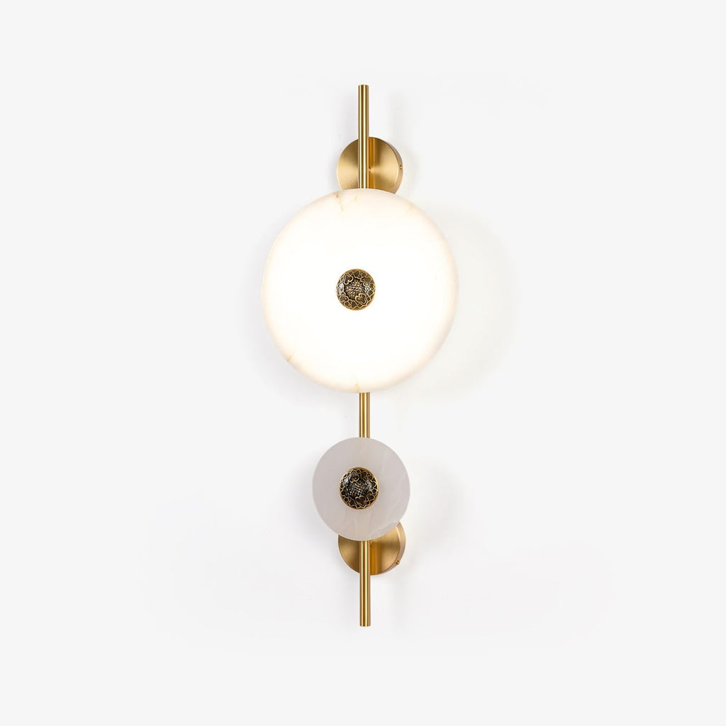 Oreniel Alabaster Wall Light-Moonnatur