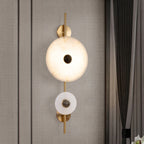 Oreniel Alabaster Wall Light-Moonnatur