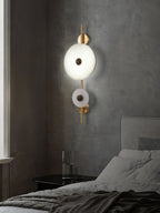 Oreniel Alabaster Wall Light-Moonnatur
