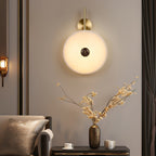 Oreniel Alabaster Wall Light-Moonnatur