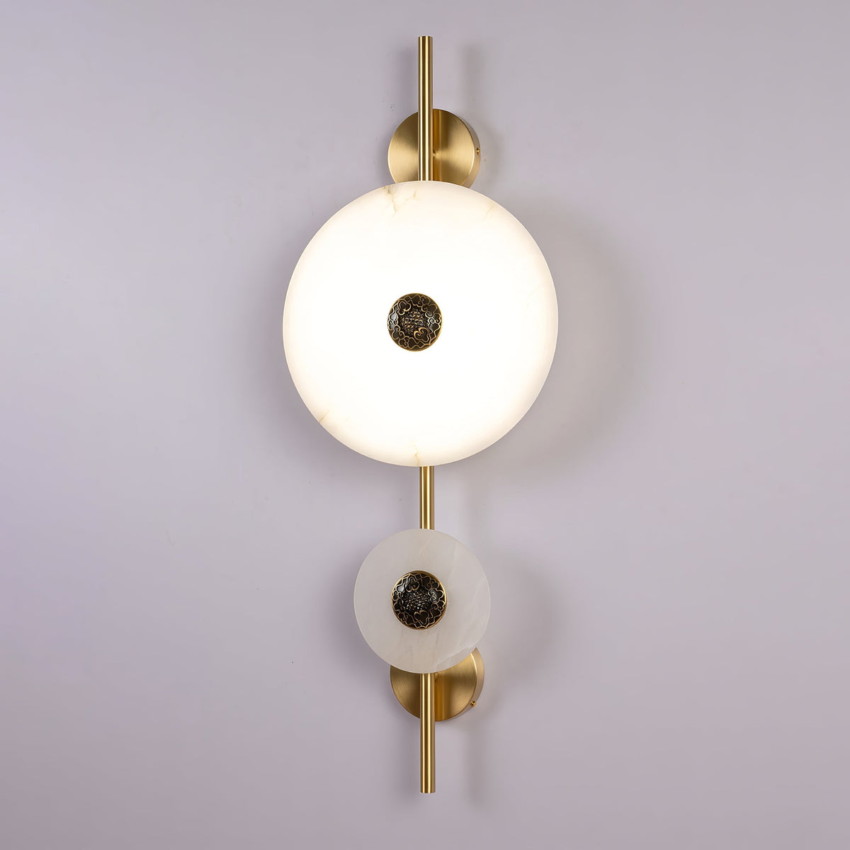 Oreniel Alabaster Wall Light-Moonnatur