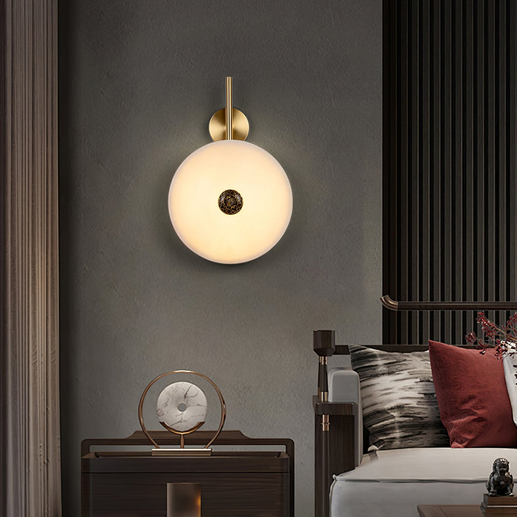 Oreniel Alabaster Wall Light-Moonnatur