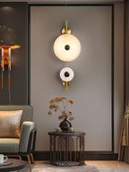 Oreniel Alabaster Wall Light-Moonnatur