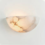 Weldenhaven Alabaster Wall Light-Moonnatur