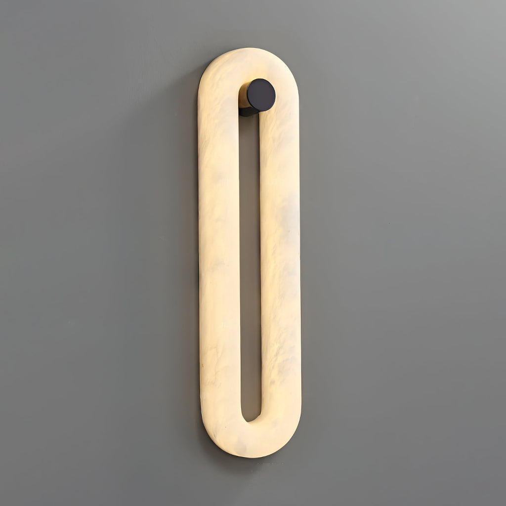 Lindelbrook Alabaster Wall Light-Moonnatur