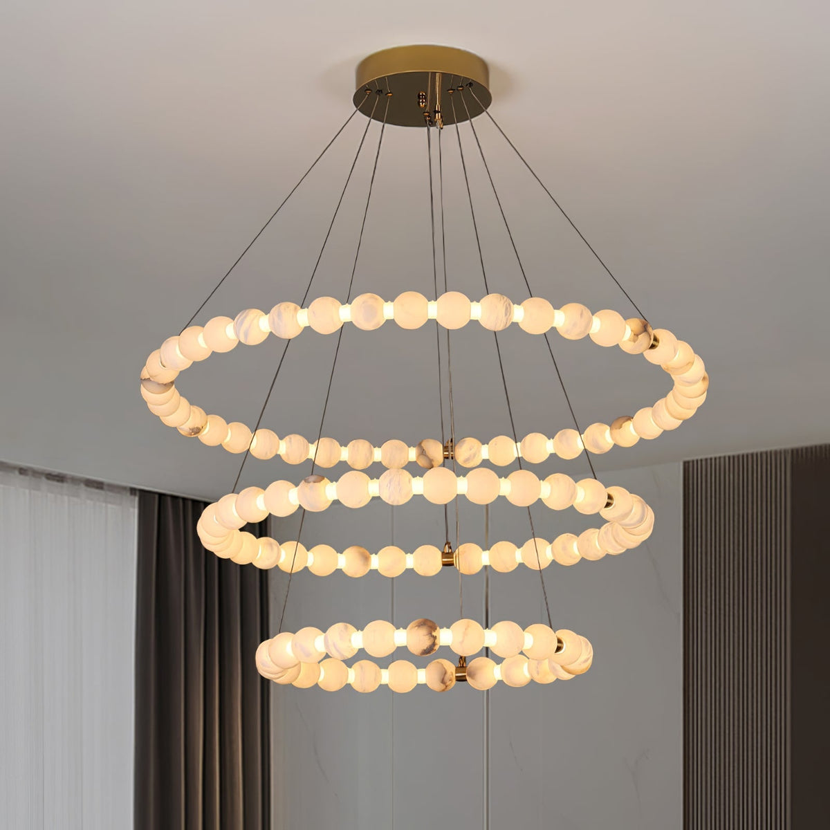 Lovenley Alabaster Pendant Light-Moonnatur