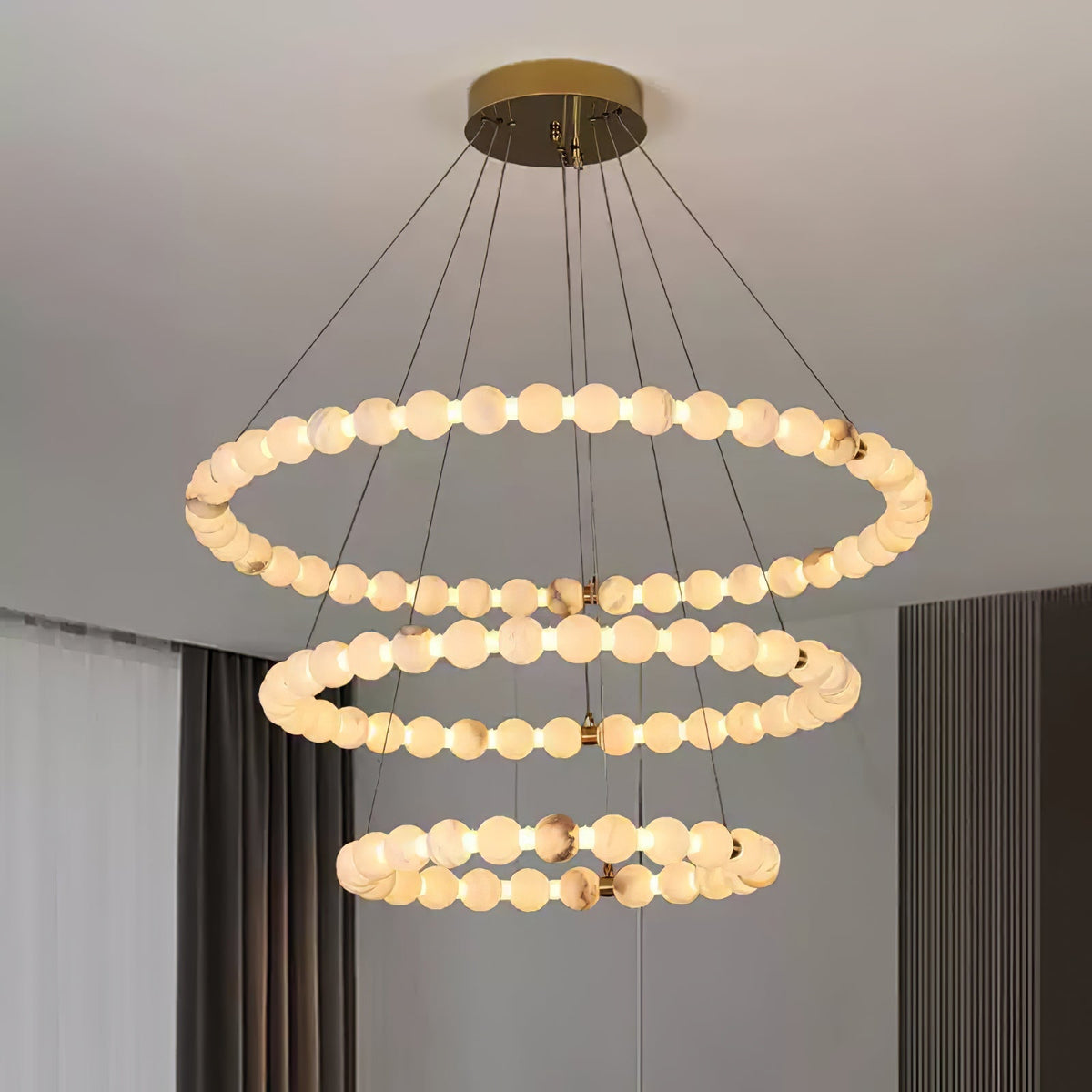 Lovenley Alabaster Pendant Light-Moonnatur