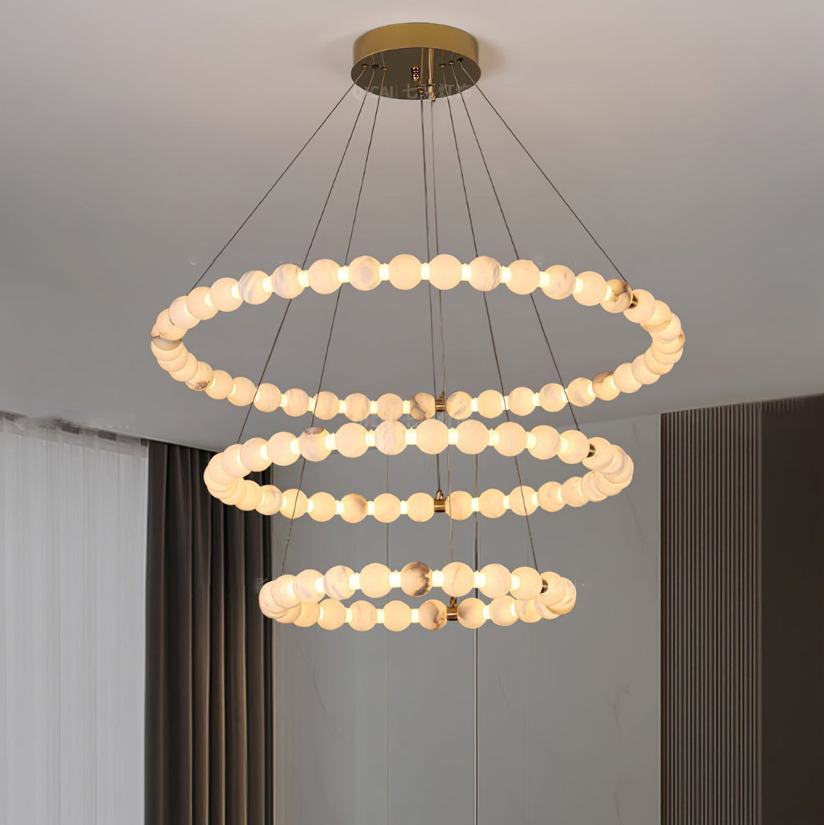 Lovenley Alabaster Pendant Light-Moonnatur