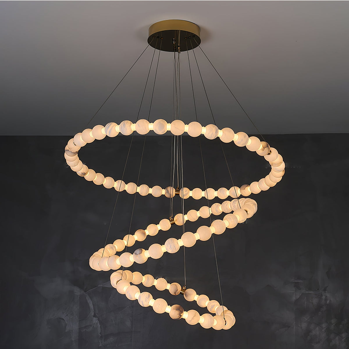 Lovenley Alabaster Pendant Light-Moonnatur