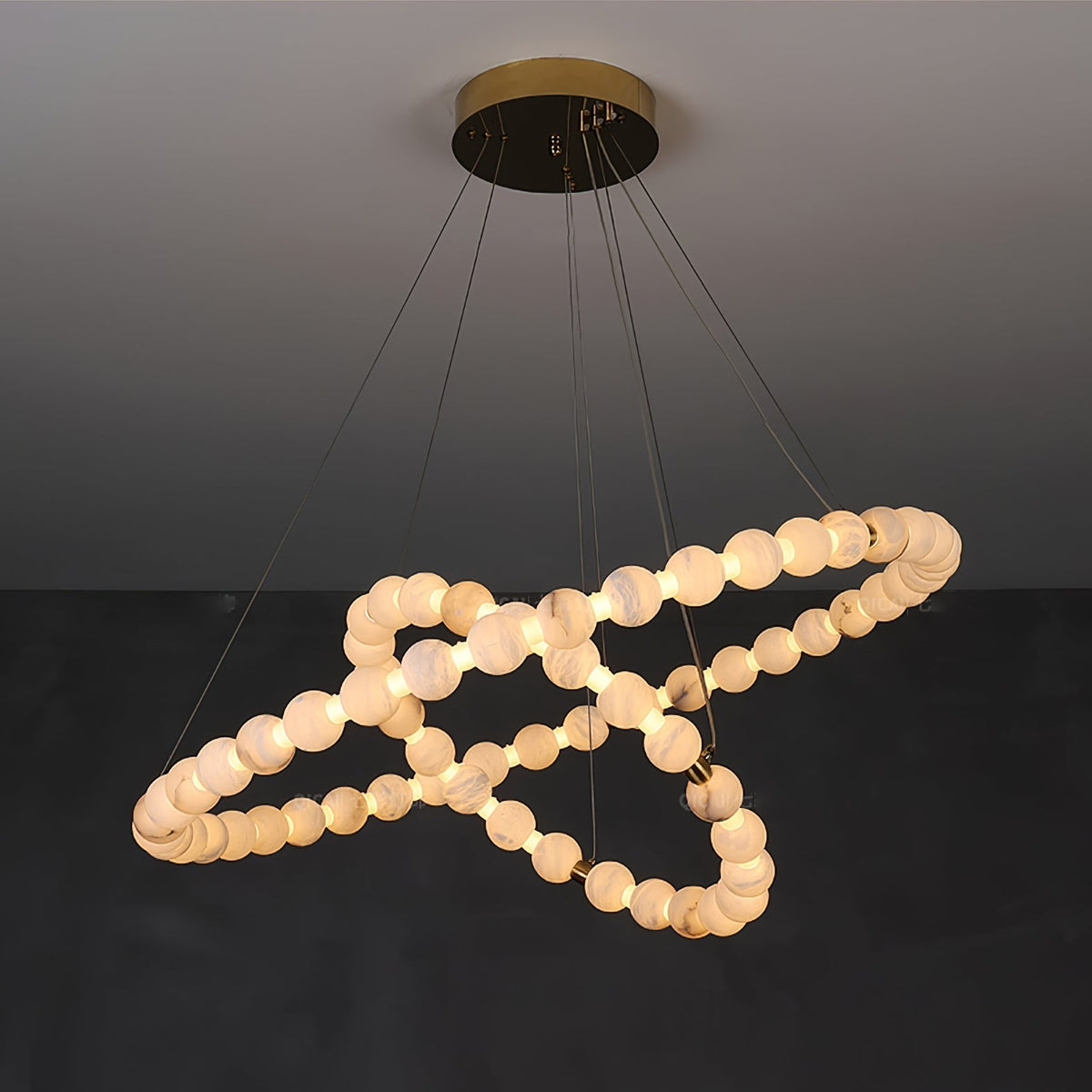 Lovenley Alabaster Pendant Light-Moonnatur