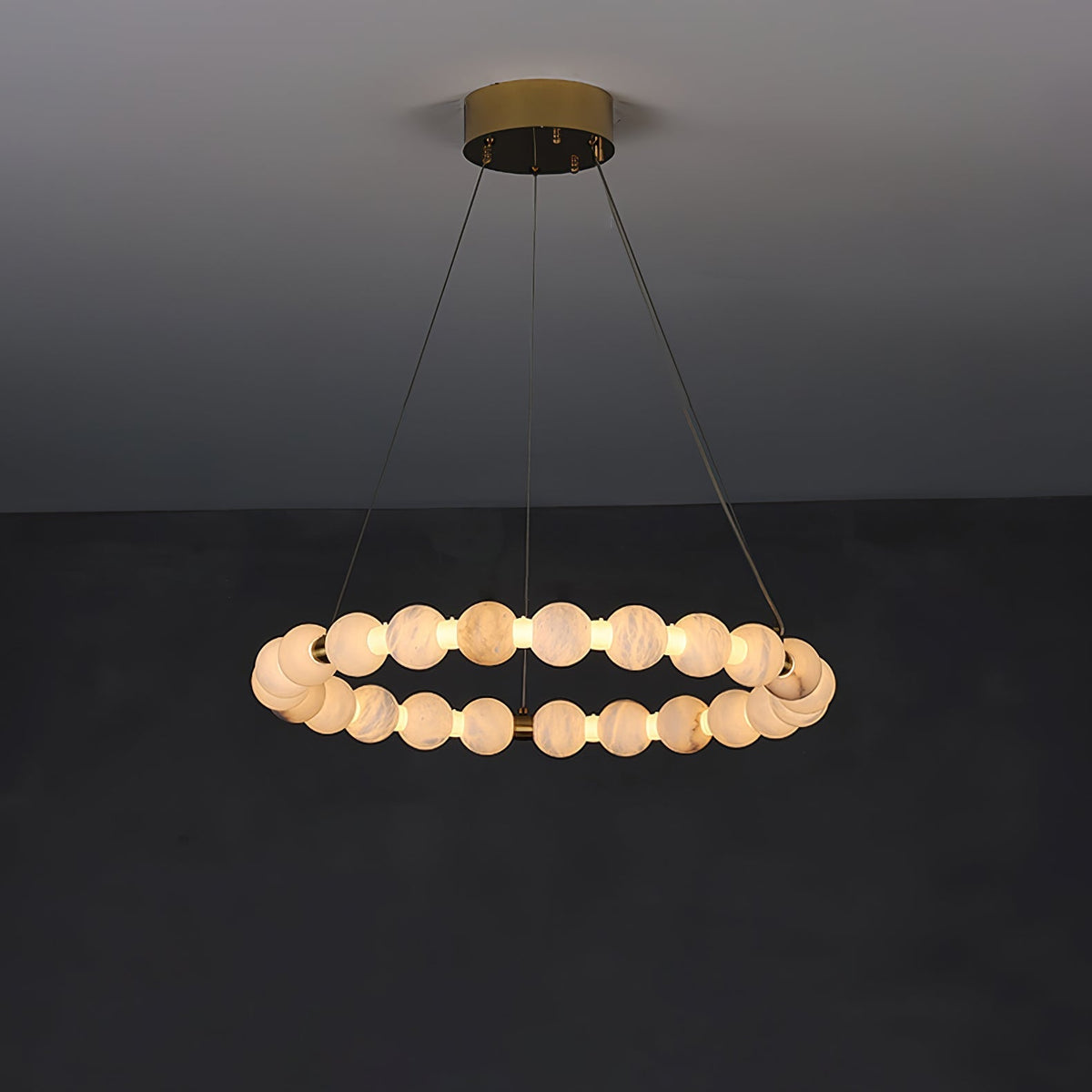 Lovenley Alabaster Pendant Light-Moonnatur