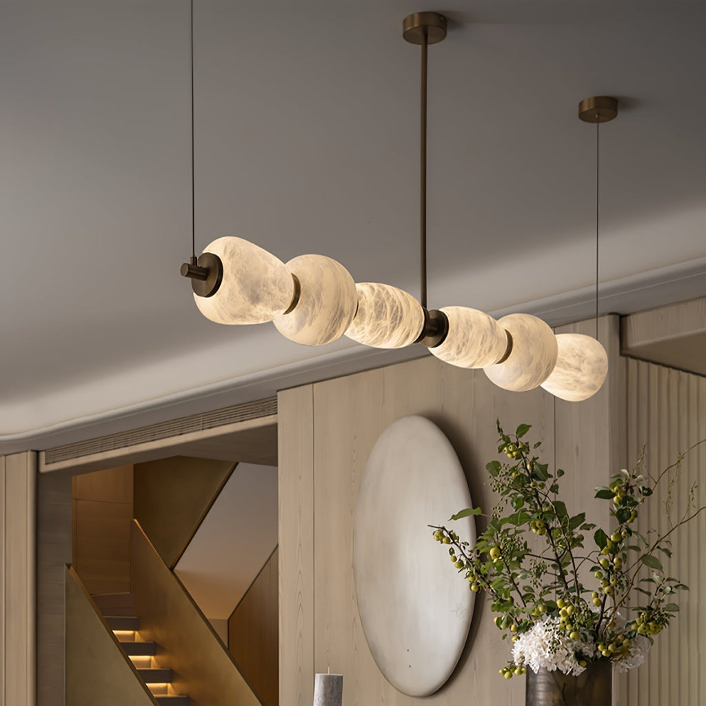 Invermere Alabaster Pendant Light-Moonnatur