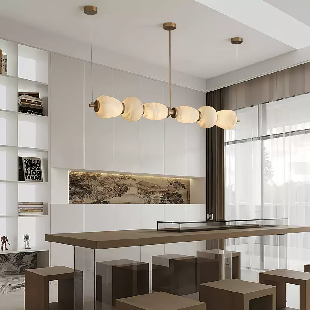 Invermere Alabaster Pendant Light-Moonnatur