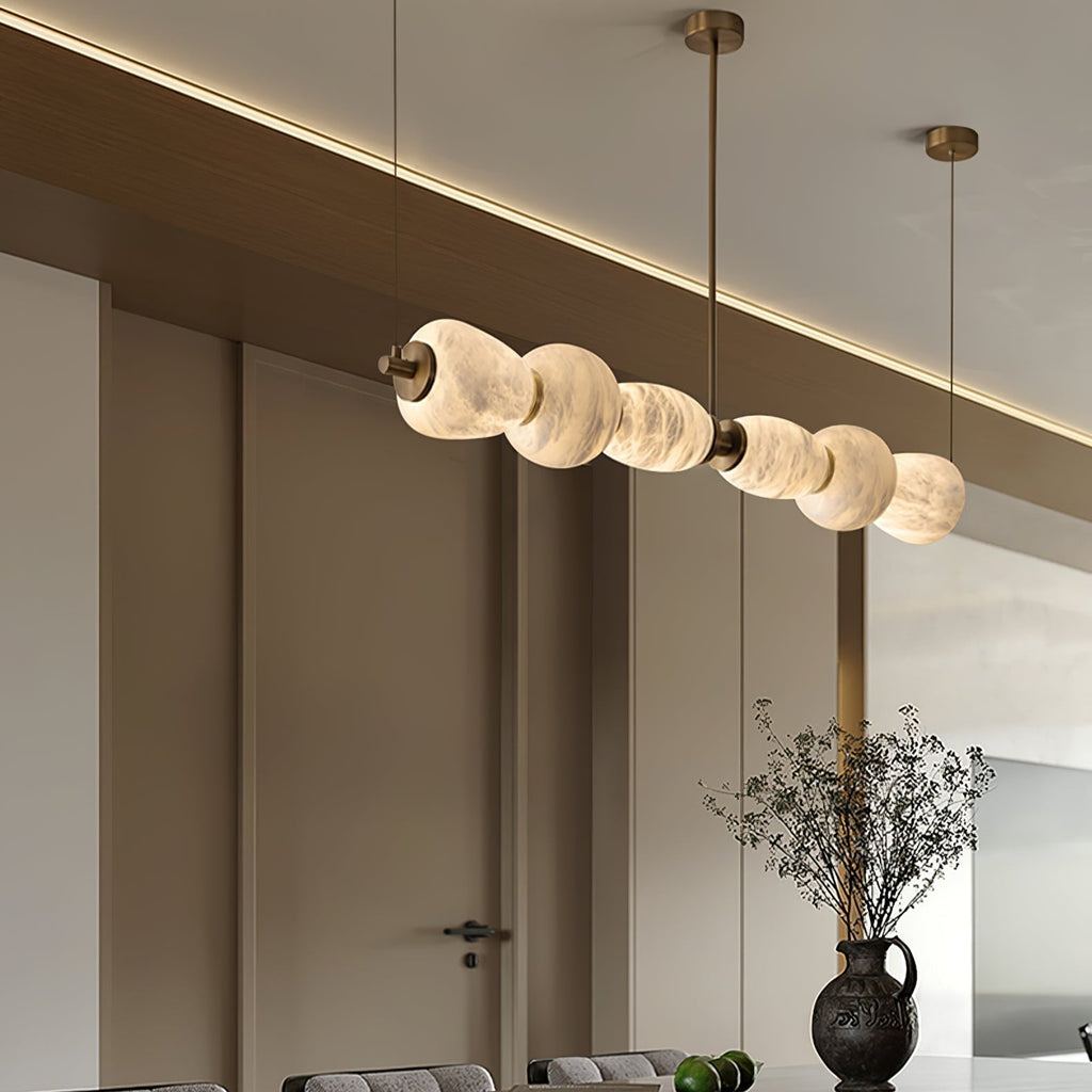 Invermere Alabaster Pendant Light-Moonnatur