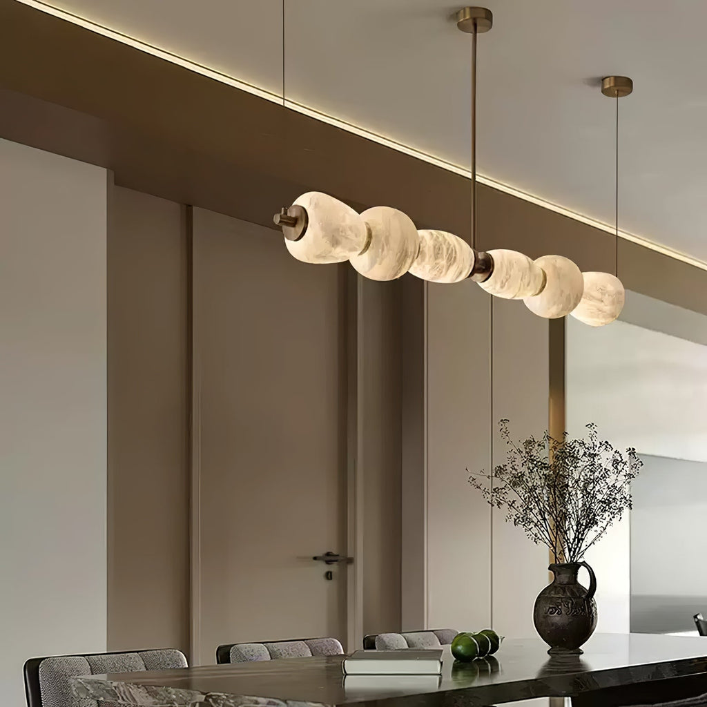 Invermere Alabaster Pendant Light-Moonnatur