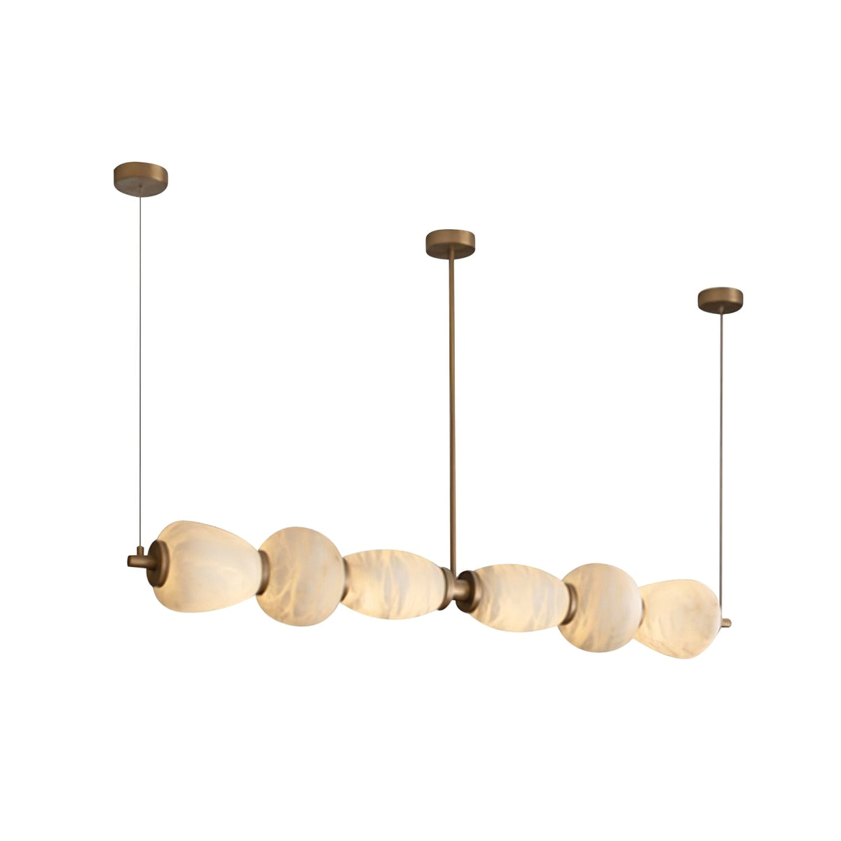 Invermere Alabaster Pendant Light-Moonnatur