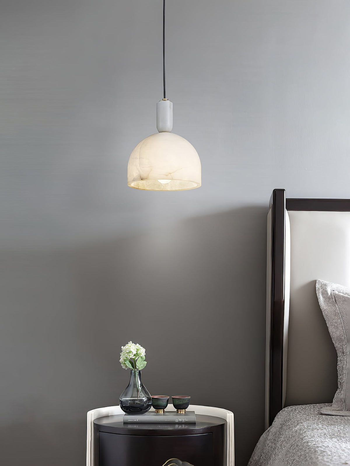 Fenrenenis Alabaster Pendant Light-Moonnatur
