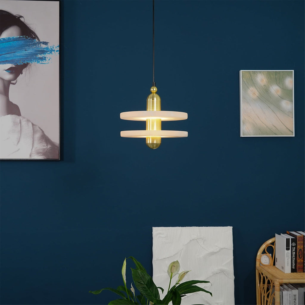 Casterena Alabaster Pendant Light-Moonnatur