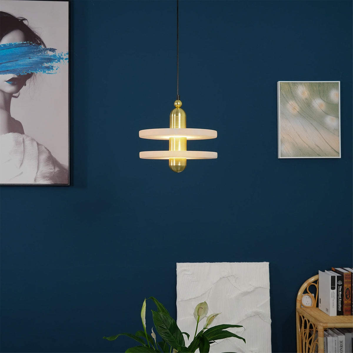 Casterena Alabaster Pendant Light-Moonnatur