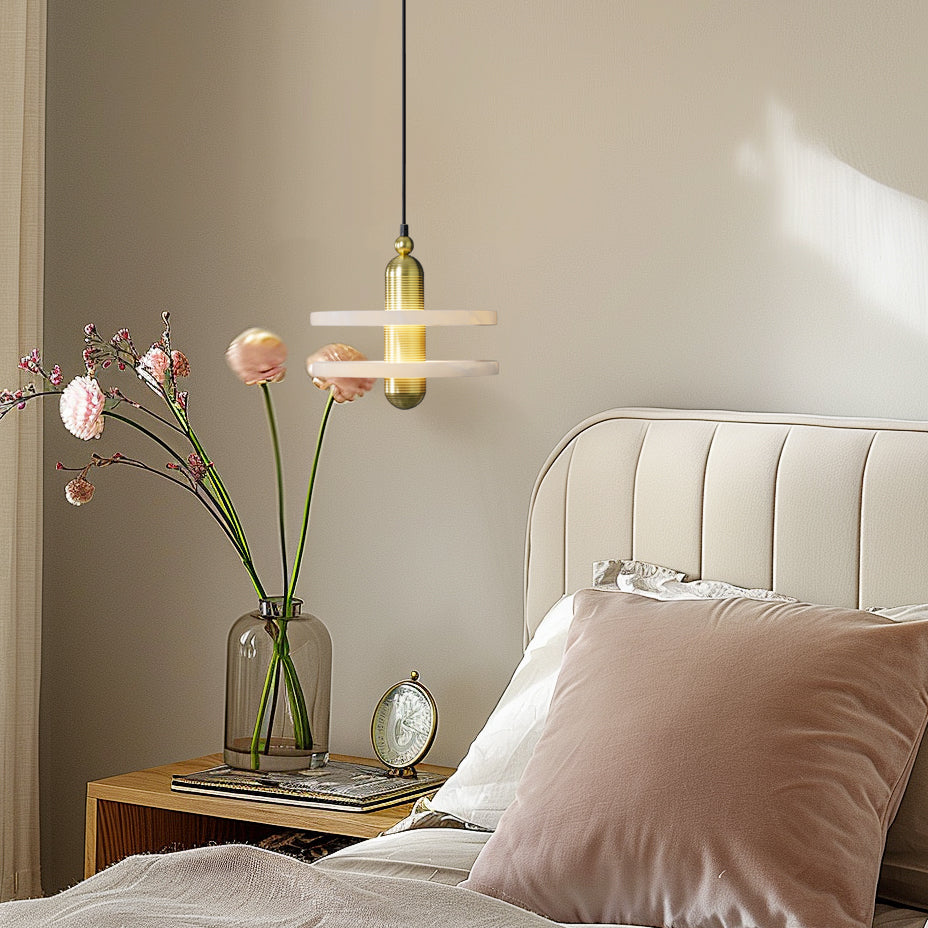 Casterena Alabaster Pendant Light-Moonnatur