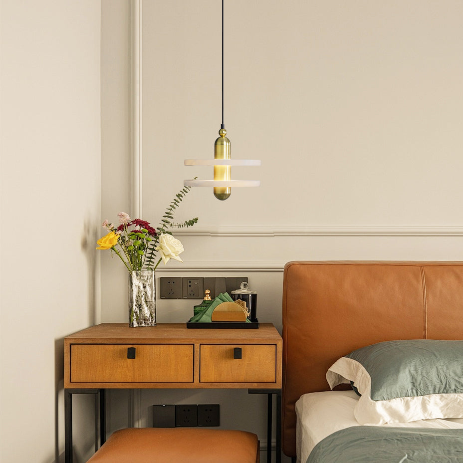 Casterena Alabaster Pendant Light-Moonnatur