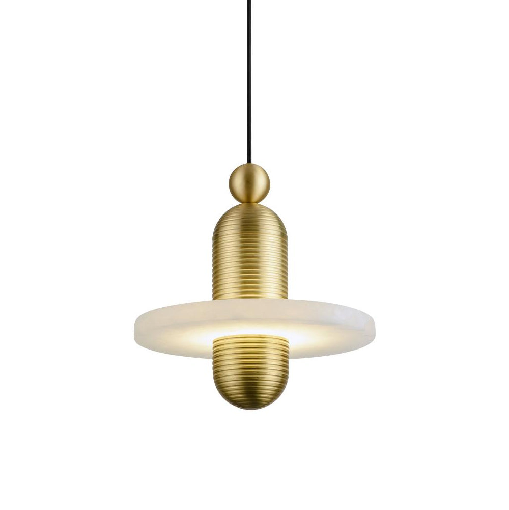 Casterena Alabaster Pendant Light-Moonnatur