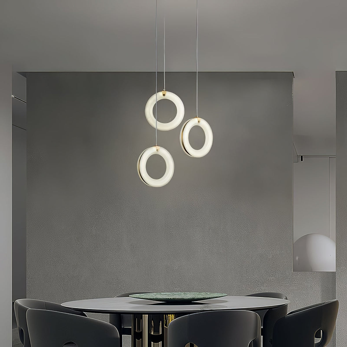 Grenelaelle Alabaster Pendant Light-Moonnatur