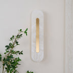Glenaria Alabaster Wall Light-Moonnatur