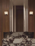 Faldenora Alabaster Wall Light-Moonnatur