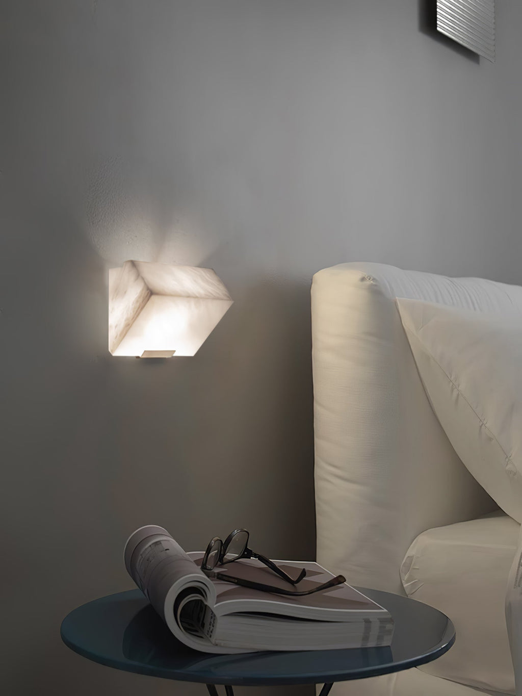 Faldenora Alabaster Wall Light-Moonnatur