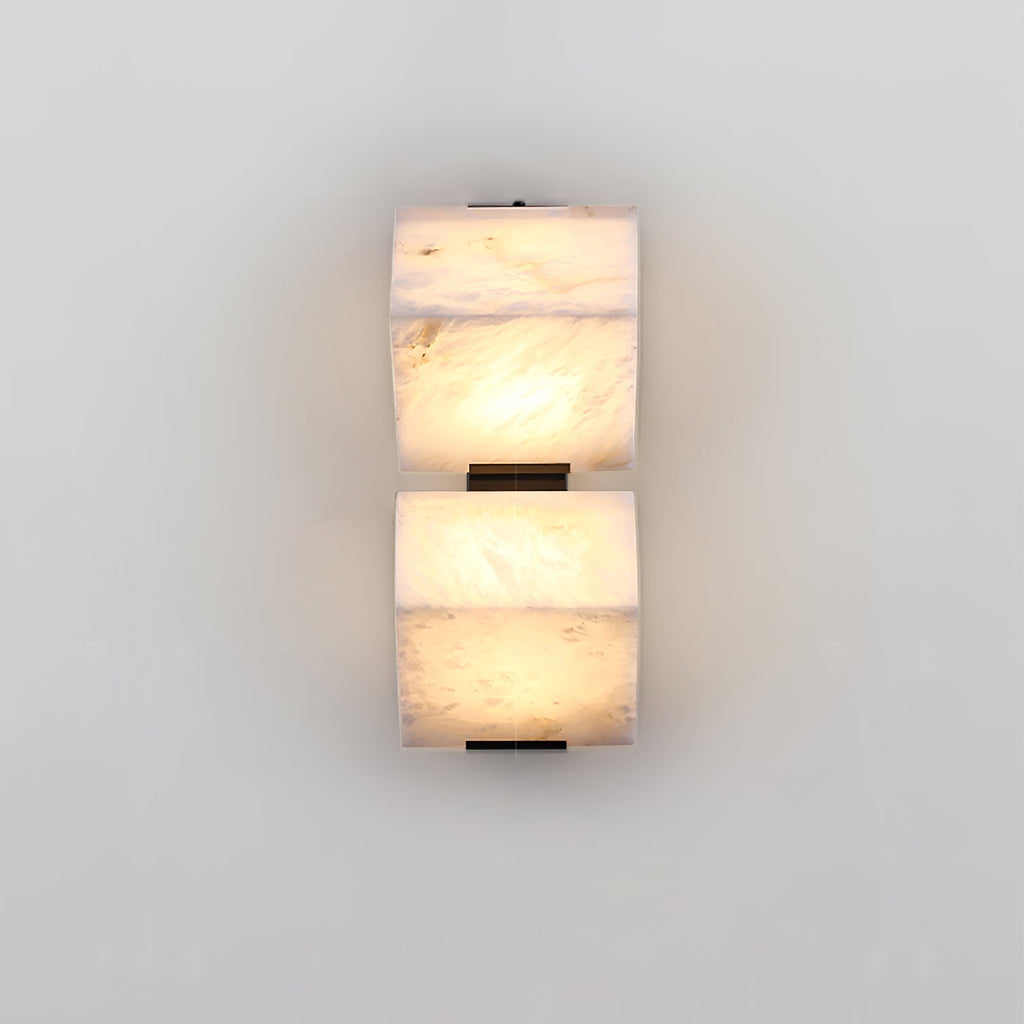 Faldenora Alabaster Wall Light-Moonnatur