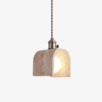 Laveniel Travertine Pendant Light-Moonnatur