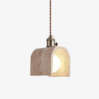 Laveniel Travertine Pendant Light-Moonnatur