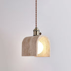 Laveniel Travertine Pendant Light-Moonnatur