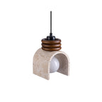 Cardelaria Travertine Pendant Light-Moonnatur
