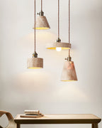Laveniel Travertine Pendant Light-Moonnatur