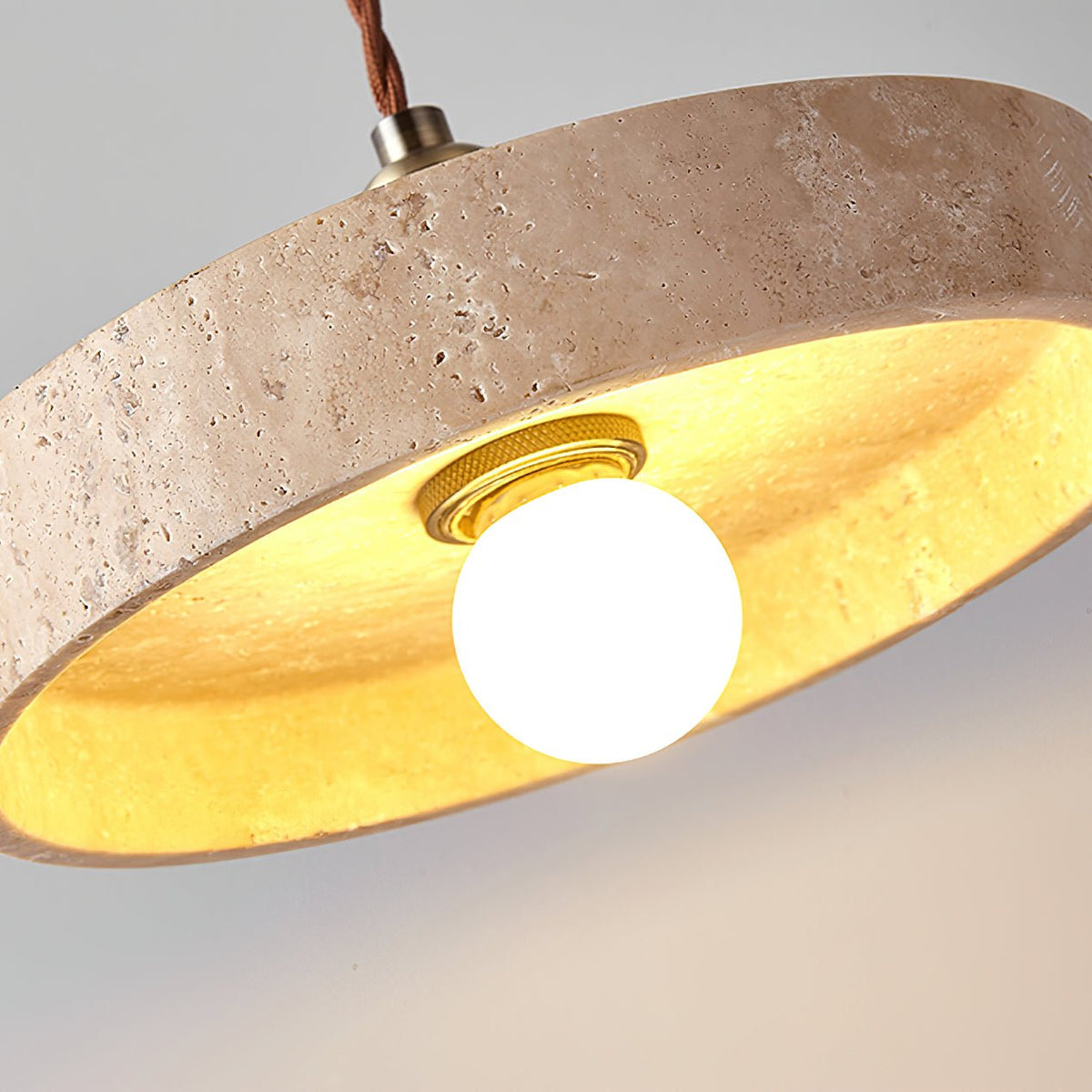 Laveniel Travertine Pendant Light-Moonnatur