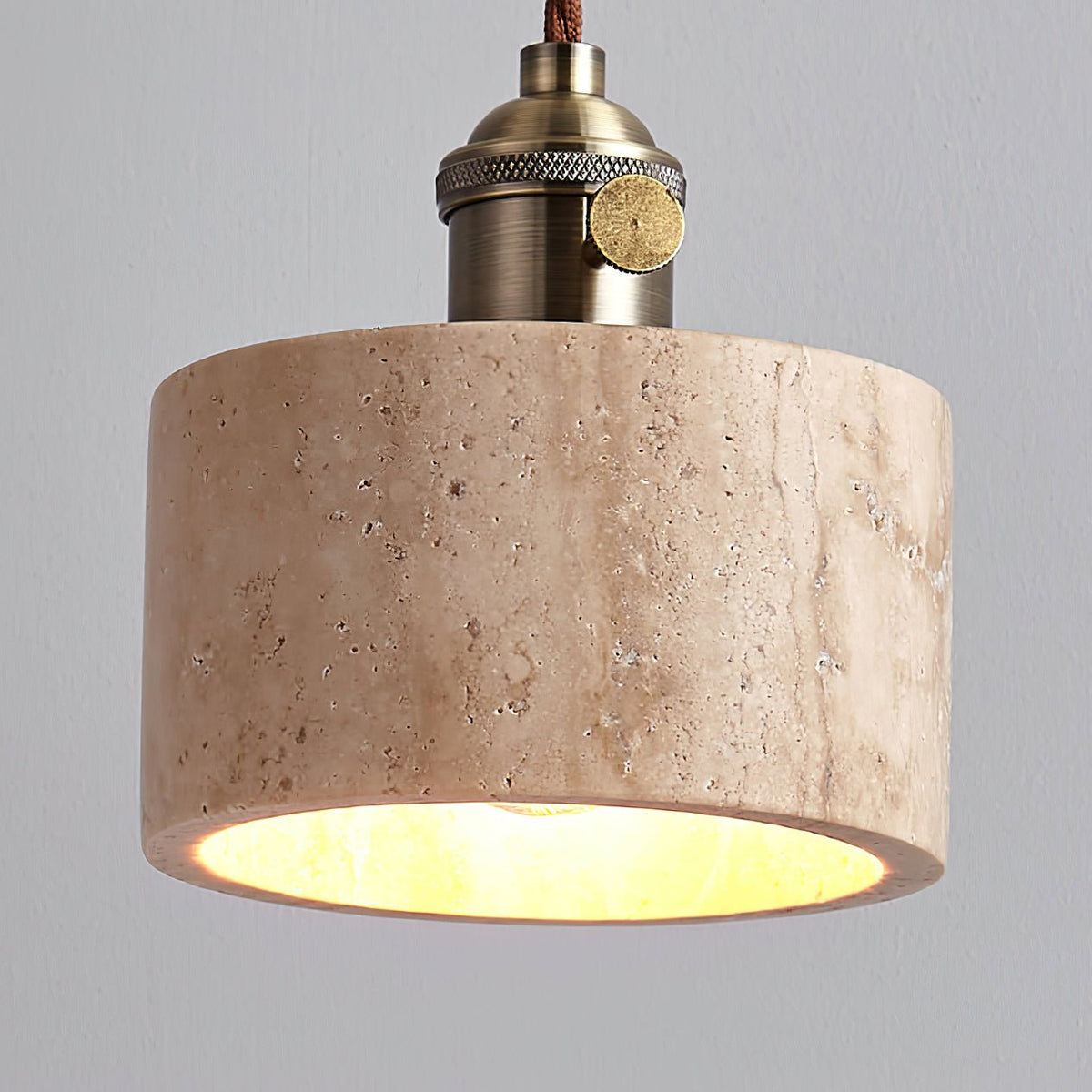 Laveniel Travertine Pendant Light-Moonnatur